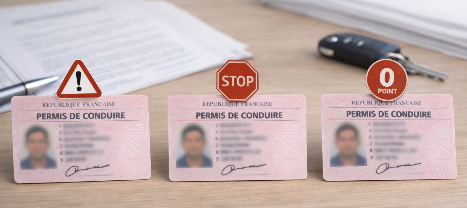 Suspension, annulation ou invalidation du permis