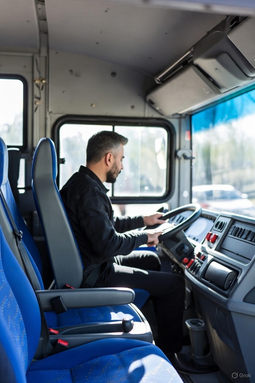 Contexte professionnel : poste de conduite et tableau de bord